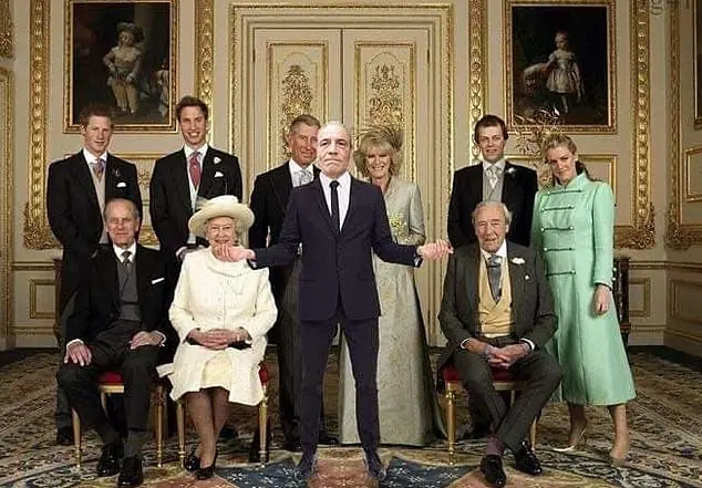 Mr Dorante-Day has shared this royal line-up on Facebook surrounded by people he claims are his relatives. Clarence House has not commented on his allegations