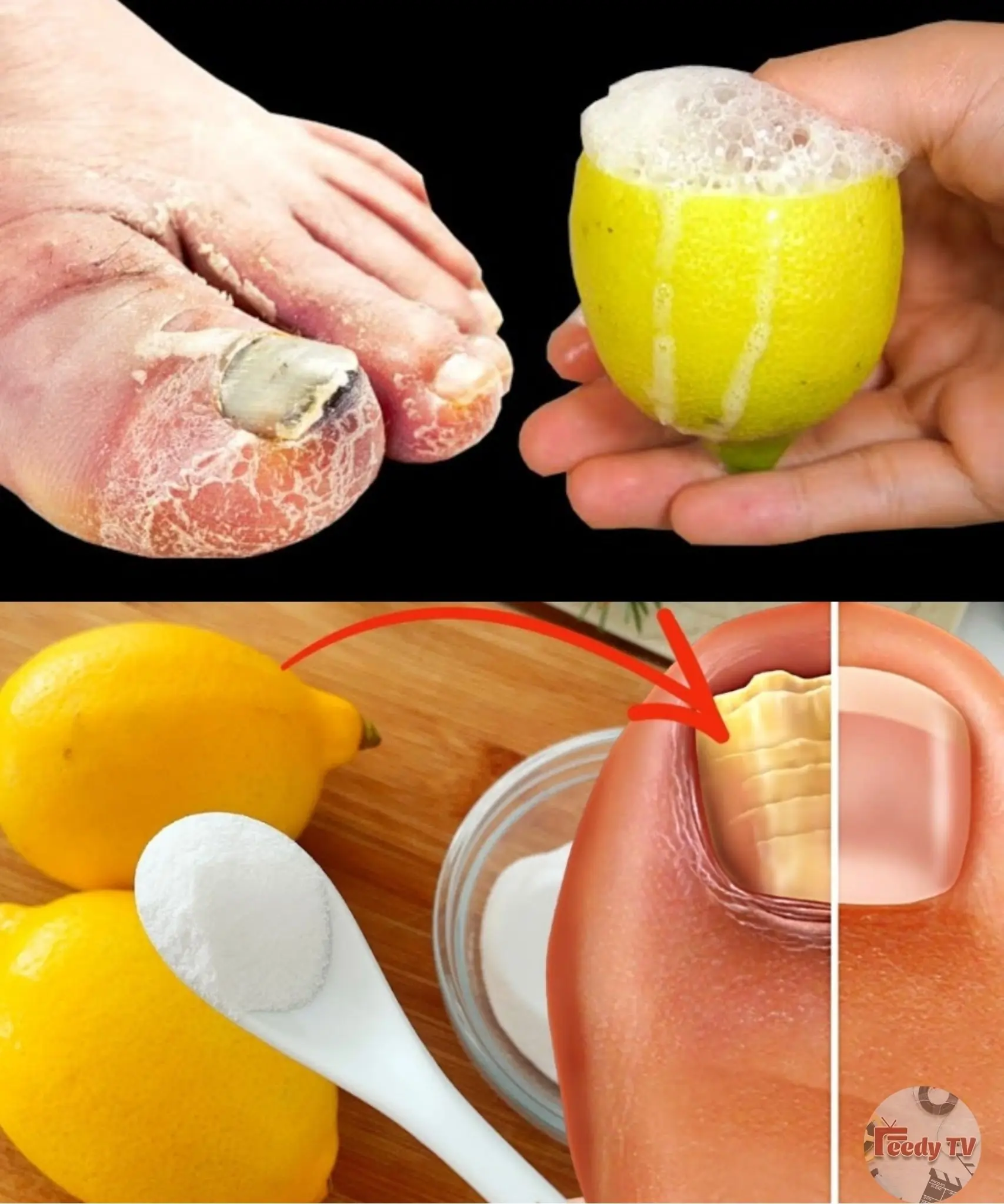 Nail Fungus Removal: 100% Natural Remedy with Lemon & Salt