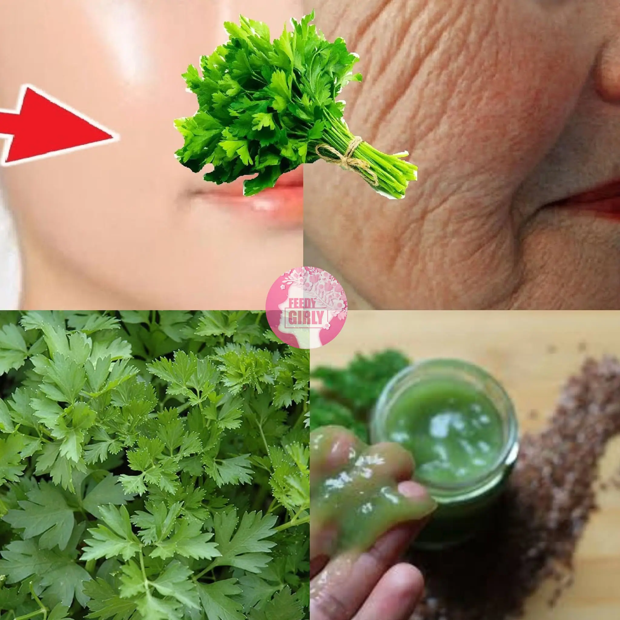 Mix Parsley with Water to Look 15 Years Younger! ✨ The Ultimate Anti-Aging Collagen Booster!