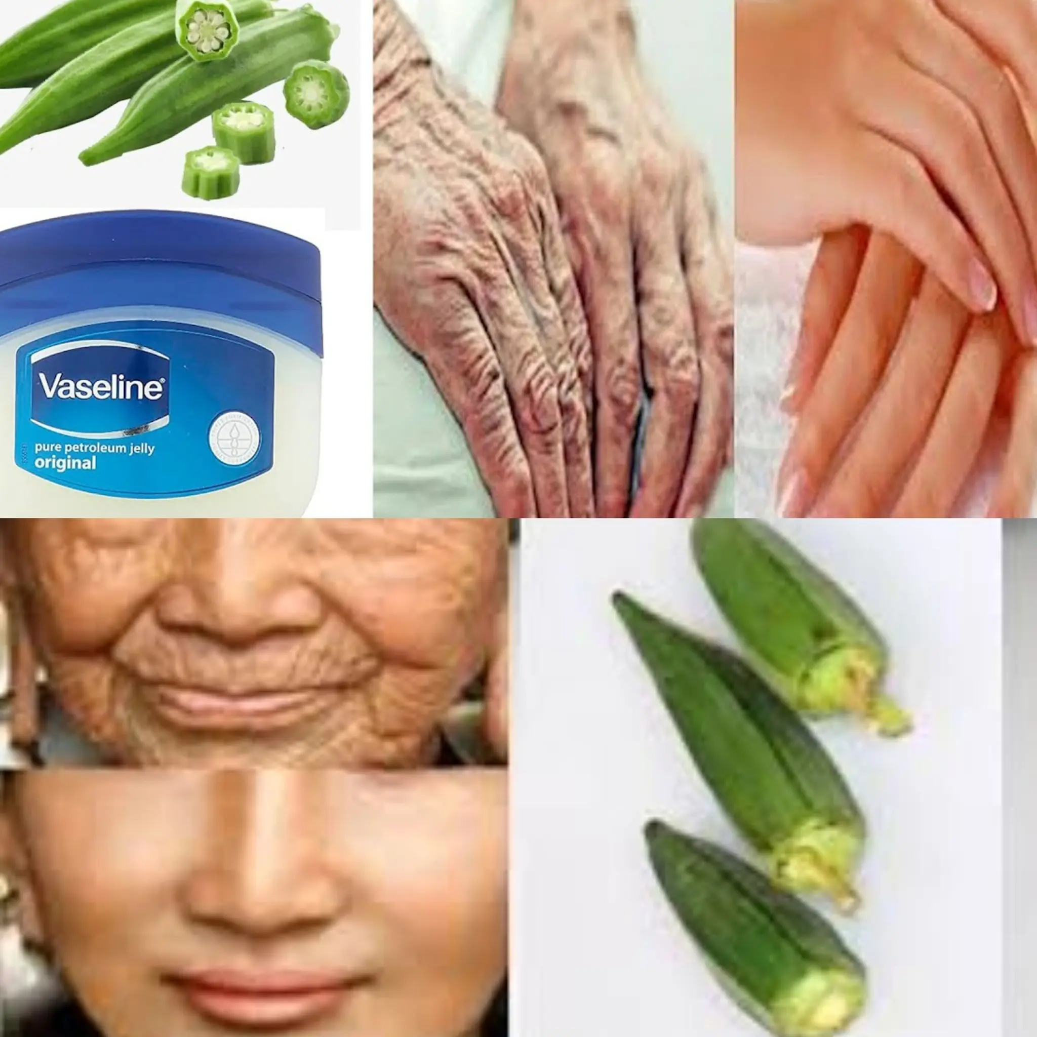 How to Soften Rough Hands Naturally in 5 Days with Okra & Vaseline! 🌿🙌✨