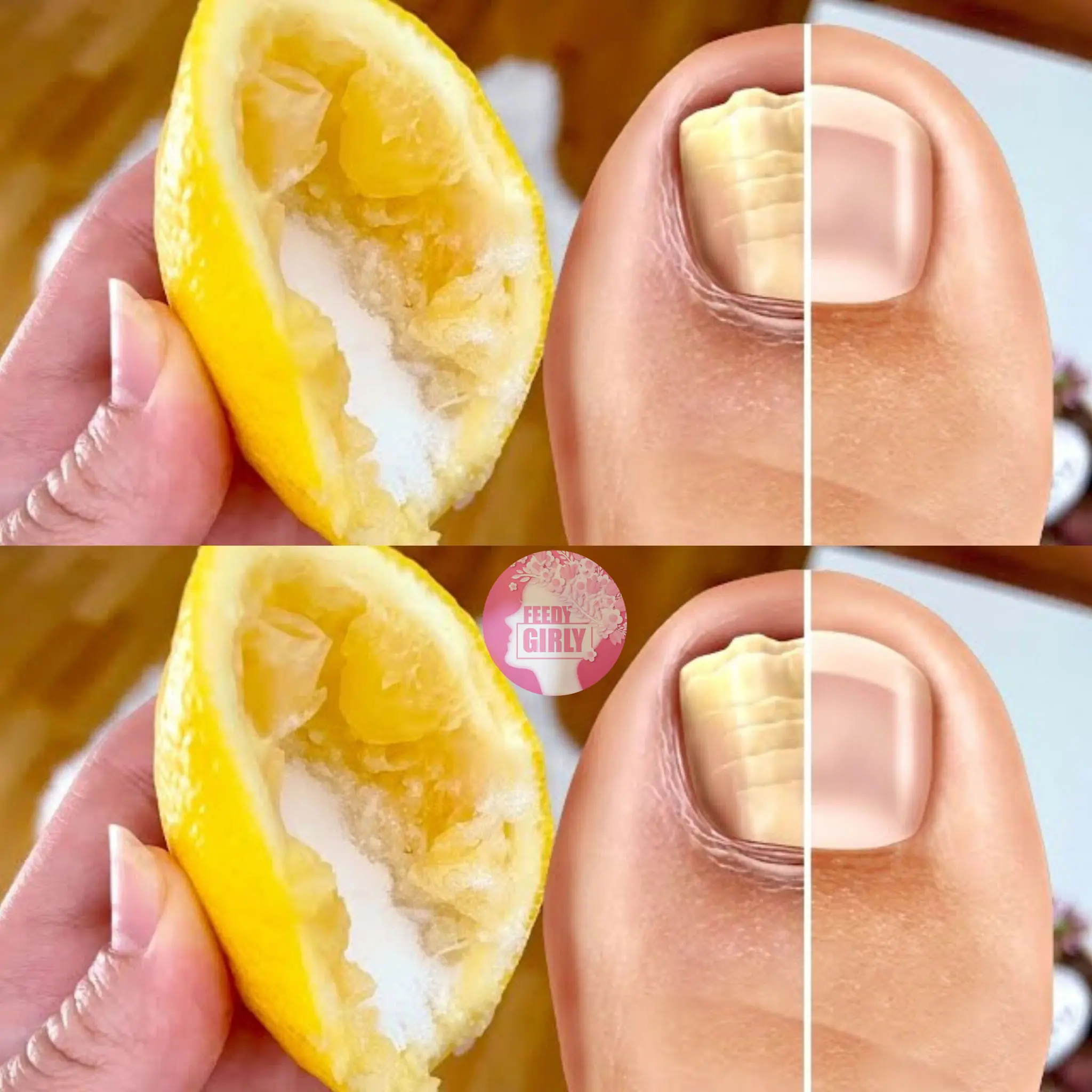 Nail Fungus Removal: 100% Natural Treatment for Toenail Fungus Using Lemon and Salt