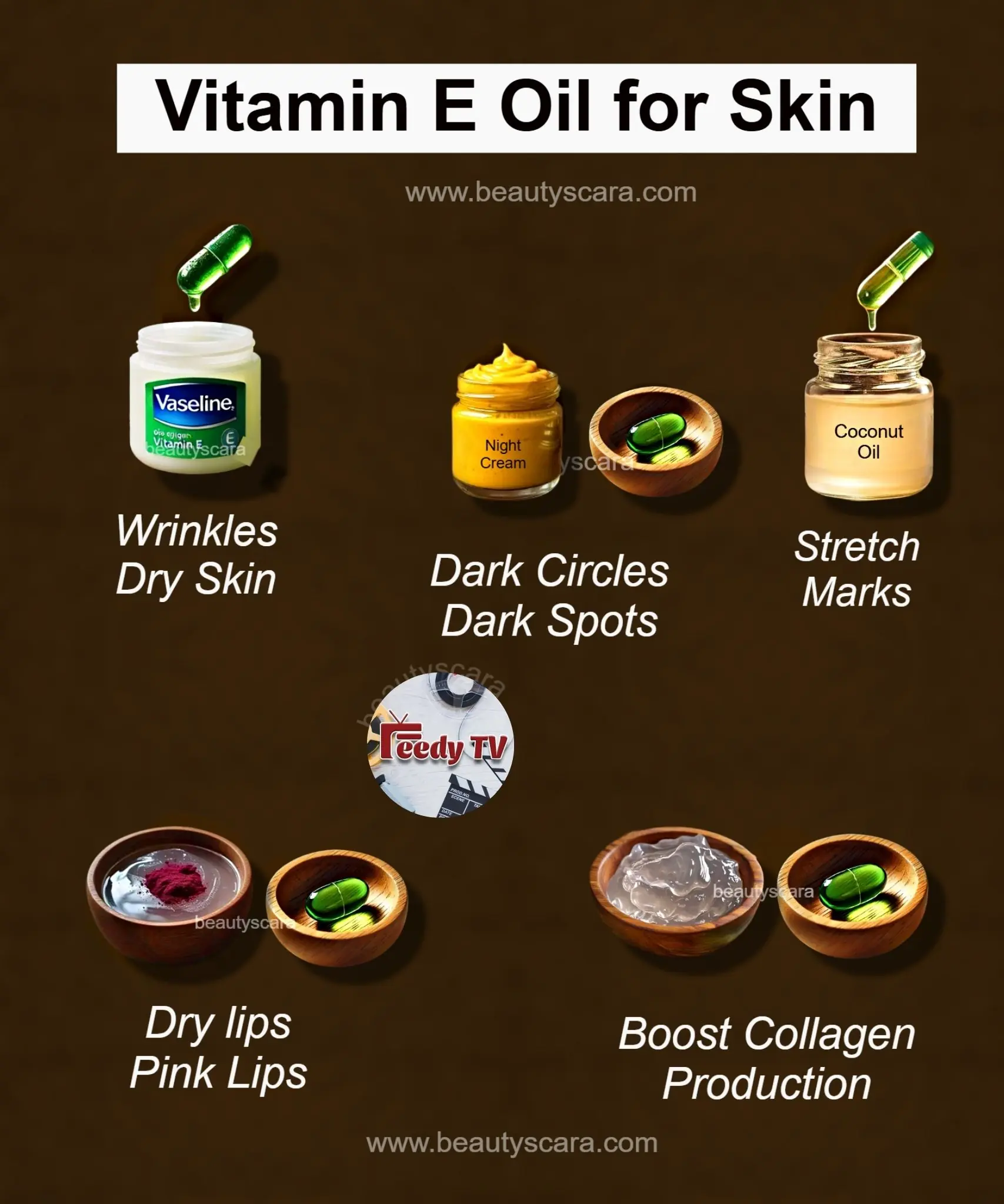 Vitamin E Oil uses for Skin – Glowing Skin, Dark Circles & Wrinkles