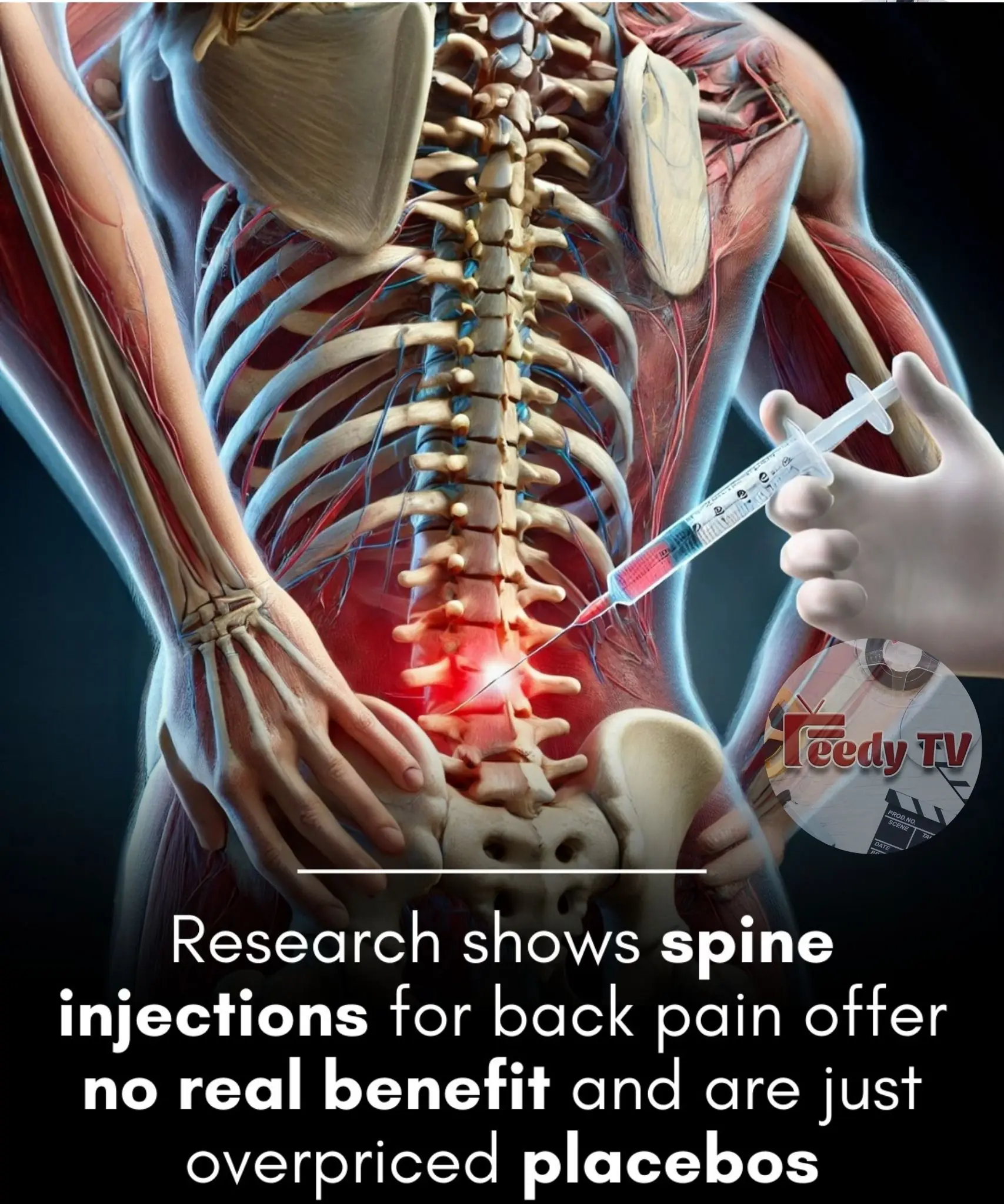 Experts strongly recommend against spine injections for chronic back pain