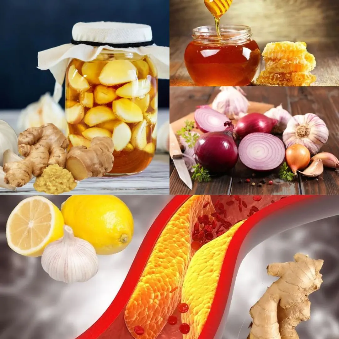 Supercharged Wellness: The Ultimate Ginger, Onion, Garlic, Lemon & Honey Mix