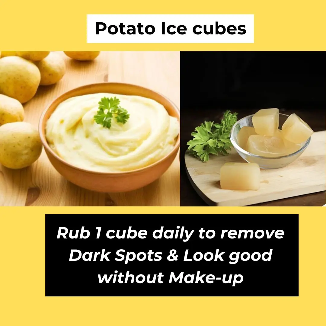 Beauty Ice cubes to Remove Dark Spots & Hyper pigmentation – Potato ice cubes & Papaya ice cubes