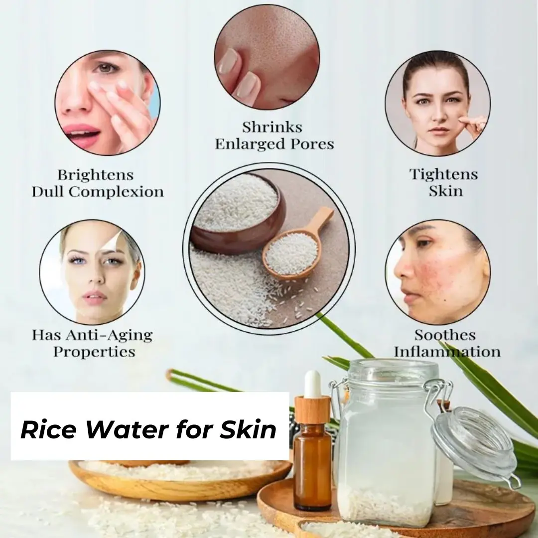 Rice Water Uses for Skin