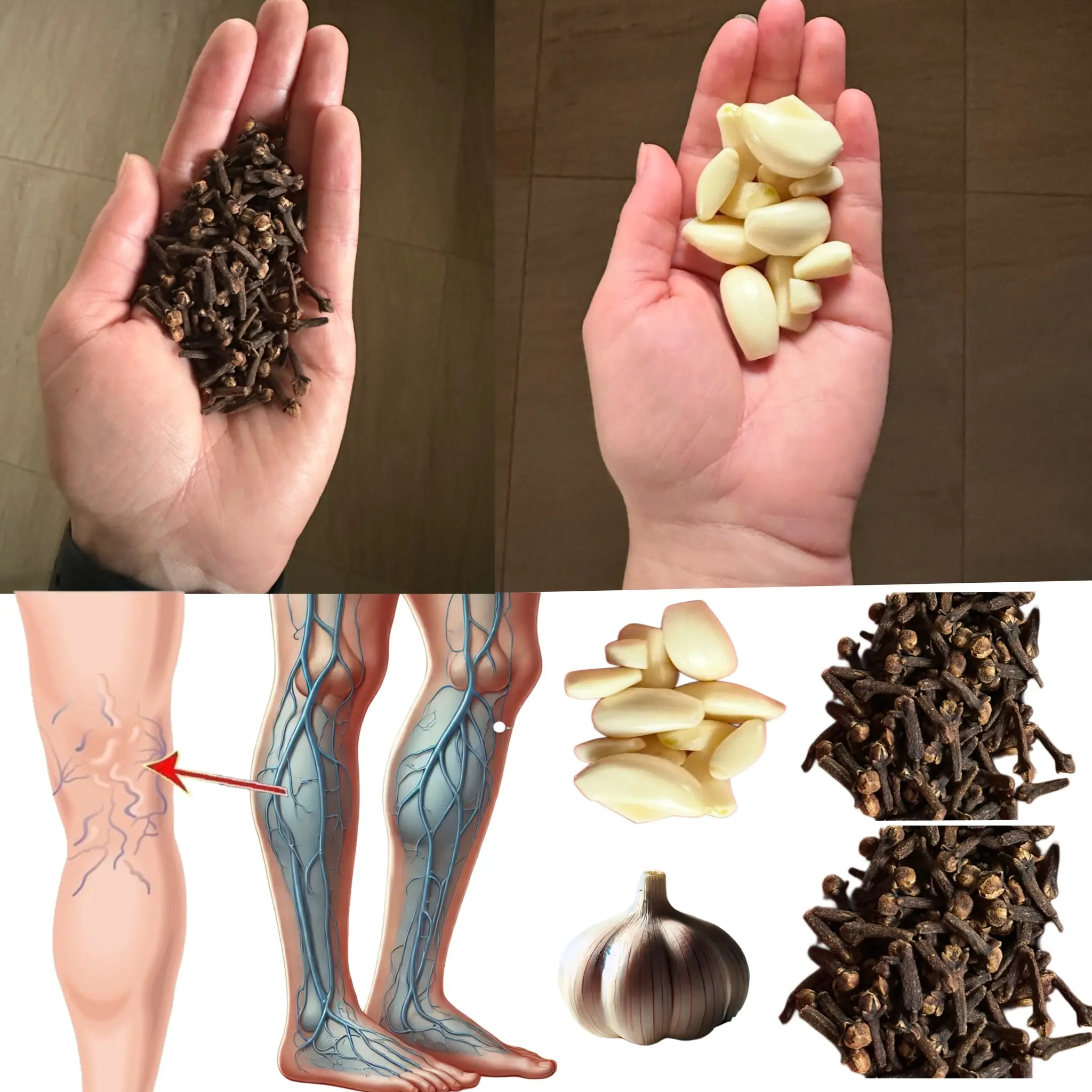 Natural Remedies for Varicose Veins Using Cloves and Garlic