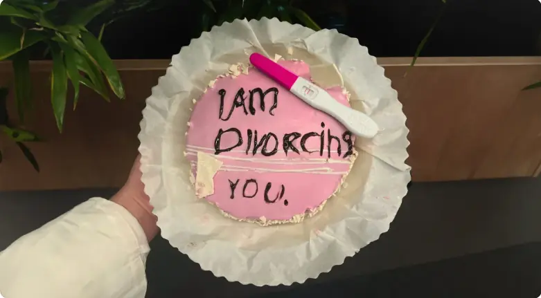 My Husband Sent Me a Cake to Announce Our Divorce — When He Discovered the Truth, He Came Crawling Back