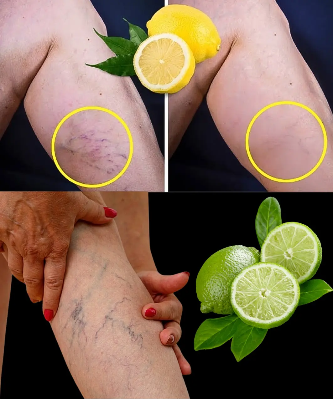 The (Unfortunately Secret) Trick to Help Remove Varicose Veins with Lemons 🤯💥