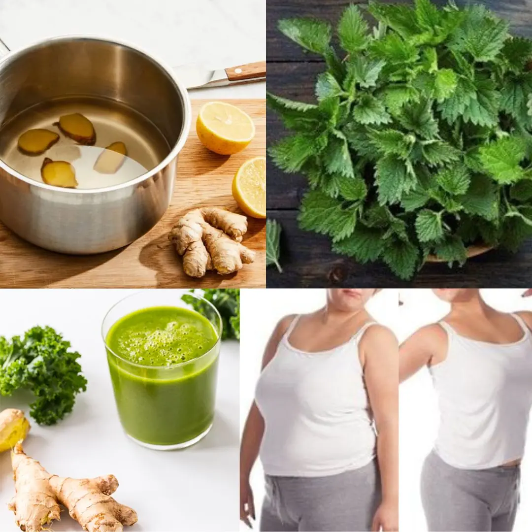 Lose 10 kg per Month! Belly Melts Away with This Great Cleansing Drink! Nettle and Ginger Recipe