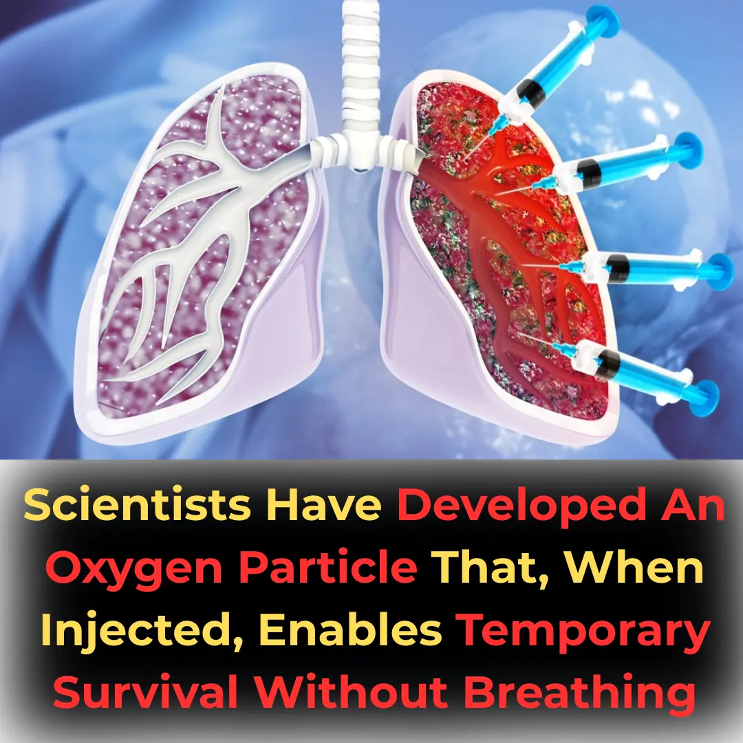 Scientists Have Developed An Oxygen Particle That, When Injected, Enables Temporary Survival Without Breathing.