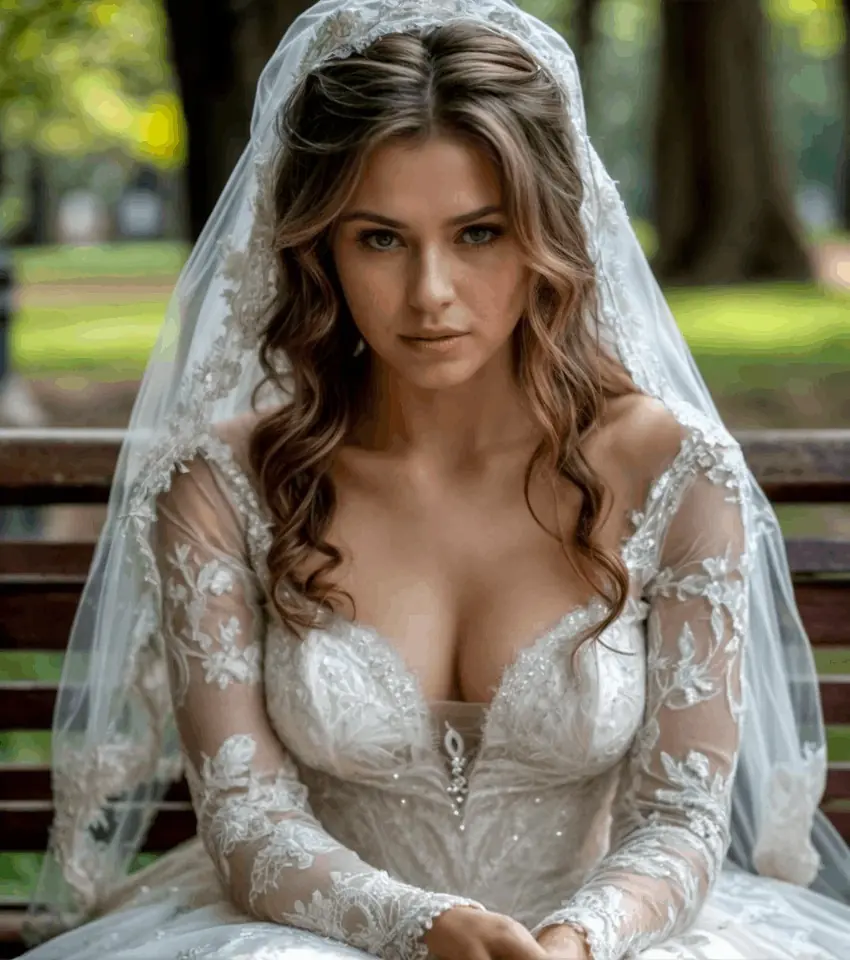 She hadn’t even managed to say “I do!” at the registry office
