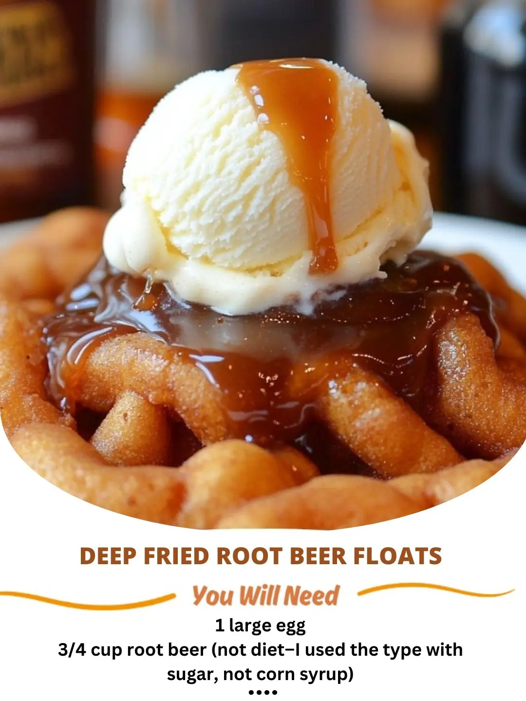 Deep Fried Root Beer Floats