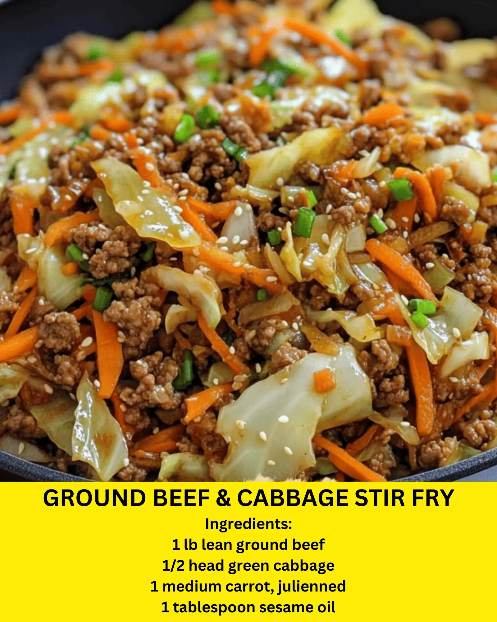 Unrolled Egg Roll Stir Fry