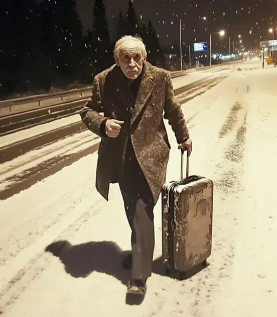 I Picked Up an Old Man on a Lonely Winter Highway – Letting Him Stay the Night Changed My Life Forever