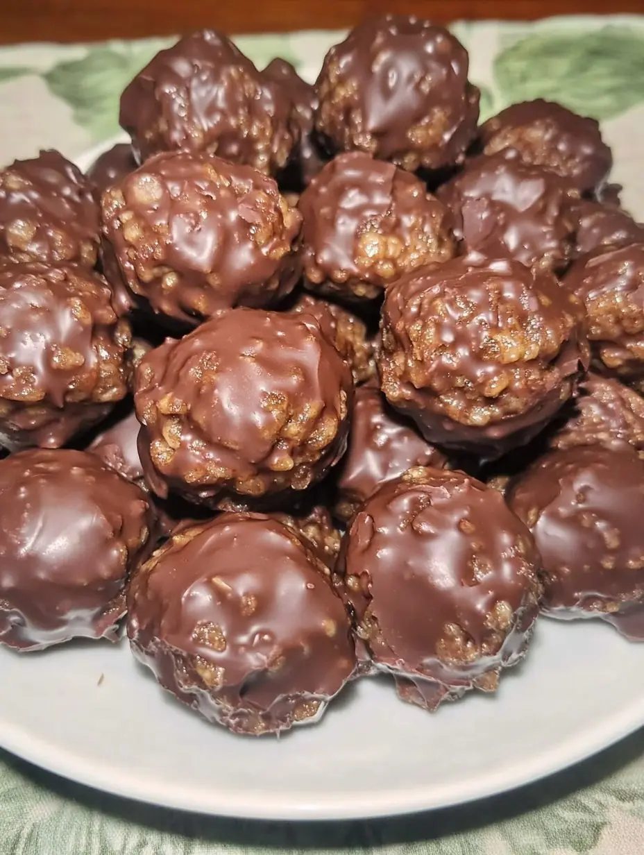 Chocolate Rice Krispie Balls