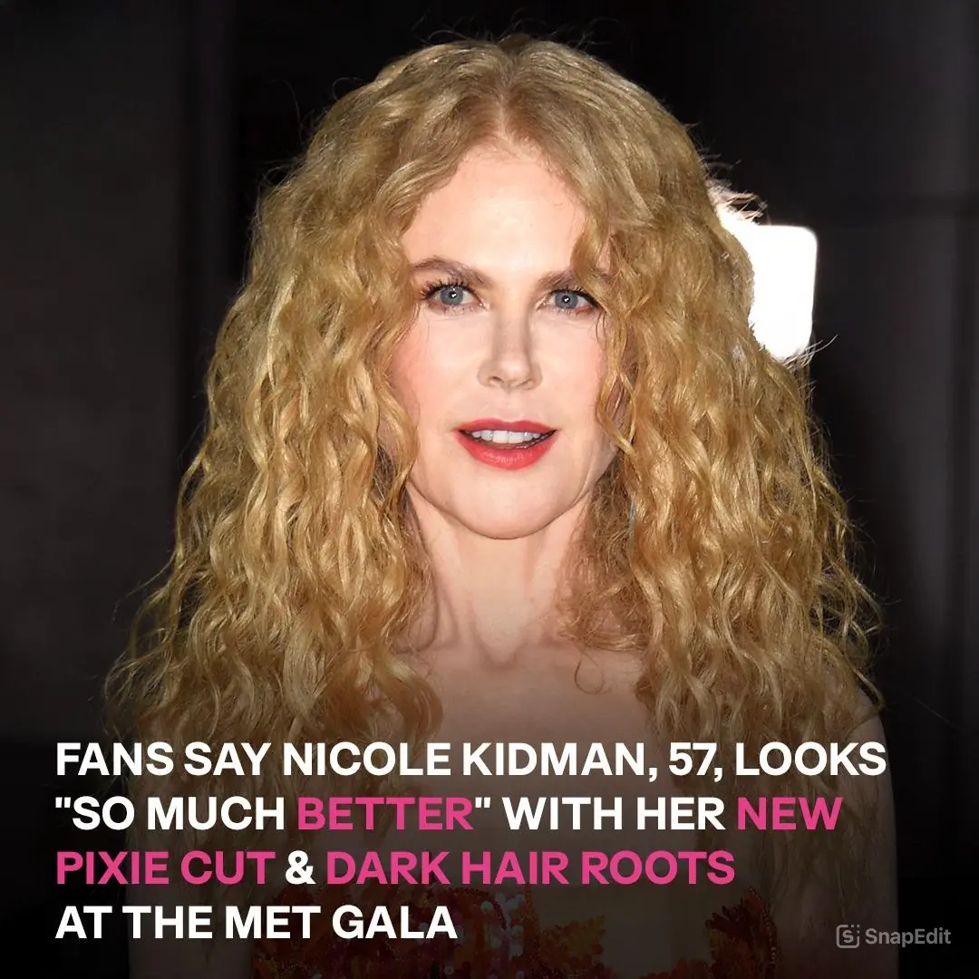 Nicole Kidman, 57, in a Stunning Black Gown, Debuts a Pixie Haircut With Dark Roots at the 2025 Met Gala, Igniting Buzz – Photos