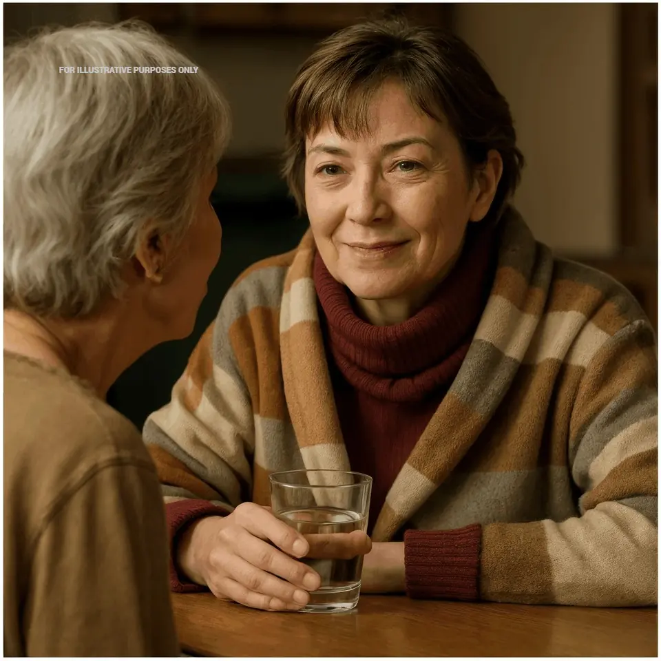 The widow was taking care of her bedridden mother-in-law. Upon returning home, she saw a suspicious car at the gate