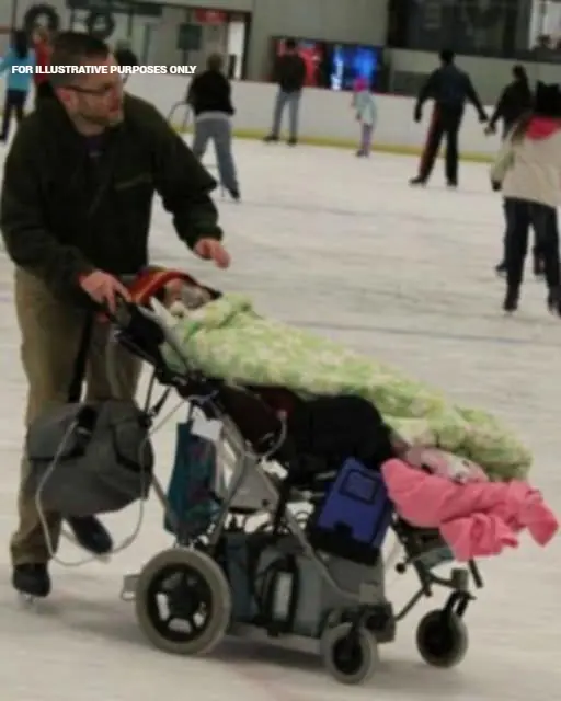 I TOOK MY DAUGHTER SKATING—EVEN THOUGH SHE CAN’T WALK