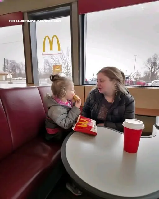I stopped by McDonald’s for a quick meal and overheard a mom talking to her little girl
