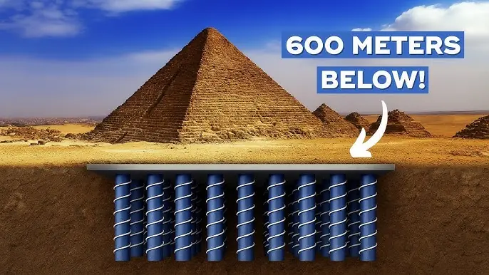 Shocking Discovery Beneath the Great Pyramid of Giza: Lost Advanced Technology?