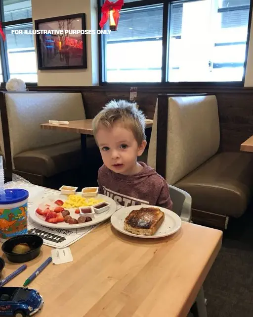 I just wanted a cute picture of my son, but when he waved, I dropped the camera