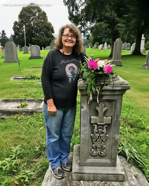 An old woman took her son’s favorite pastry to his grave and found a note thanking her when she got back