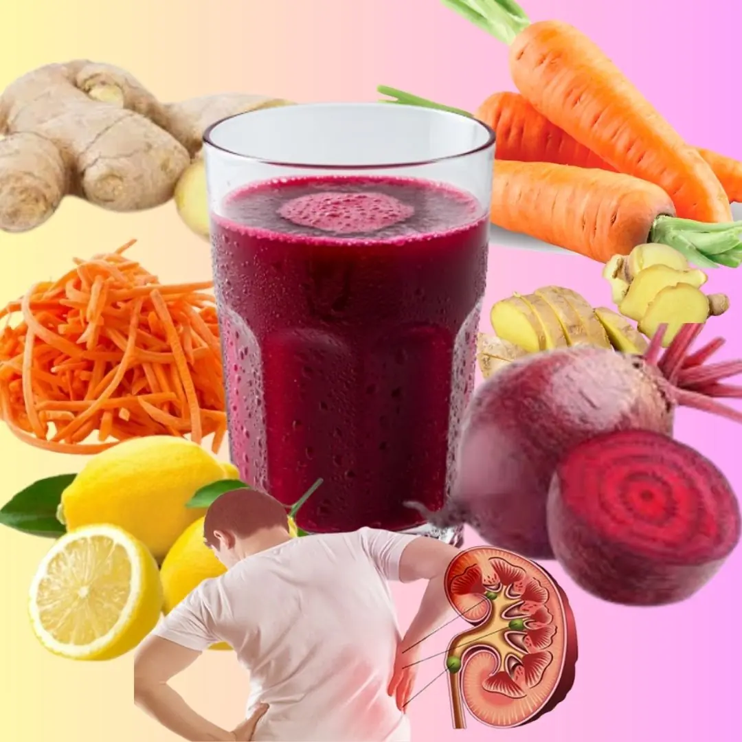 Cleanse Your Kidneys with Beetroot, Carrot, Ginger, and Lemon: A Natural Remedy Using Just Two Ingredients