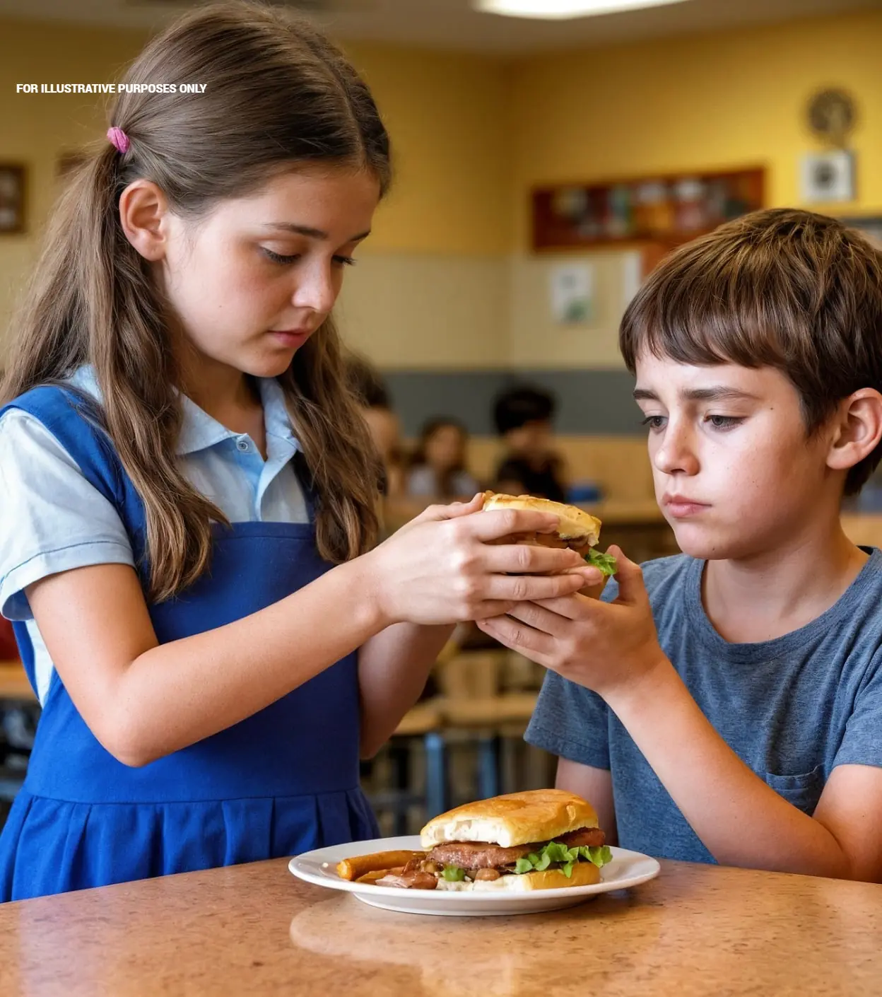 A little girl shares her lunch with a hungry classmate — years later he shows up at her wedding, and who would have thought
