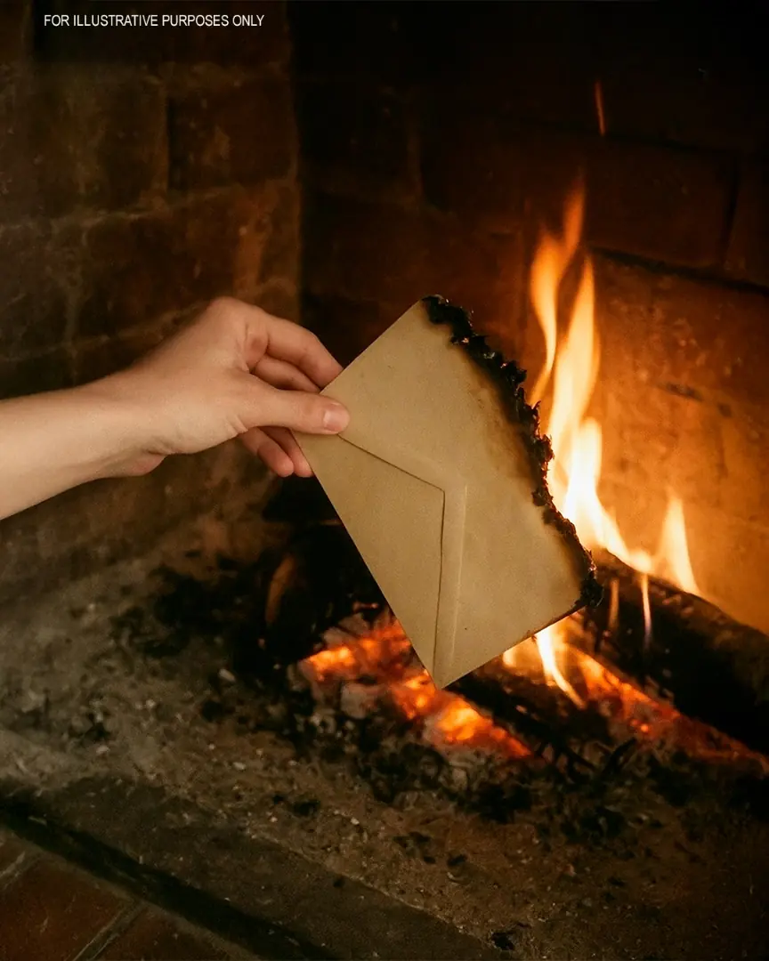 I Was Cleaning out After My Divorce and Tossing Old Documents Into the Fire When One Letter Stopped Me Cold