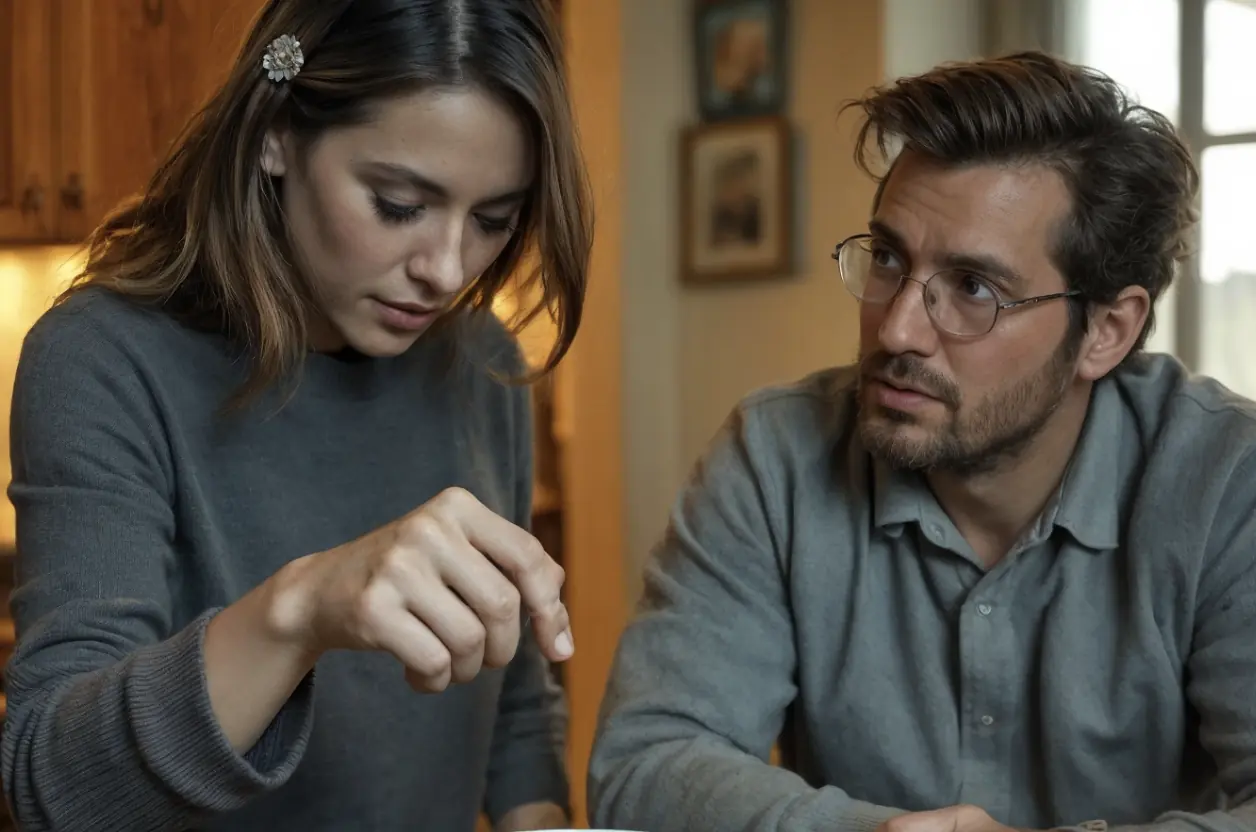The husband noticed how his wife quietly added something to his tea and carefully swapped the mugs