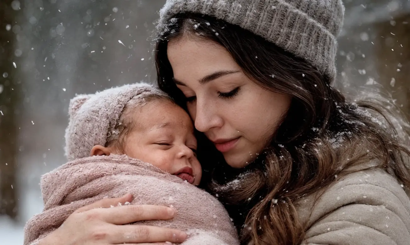 A woman left a baby at the doorstep of an orphanage in the freezing cold. But after some time…