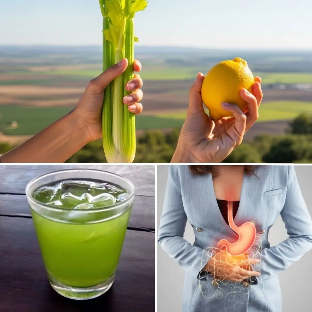 A REAL VITAMIN BOMB: Celery and Lemon for Clarity, Pressure Relief, and Detox