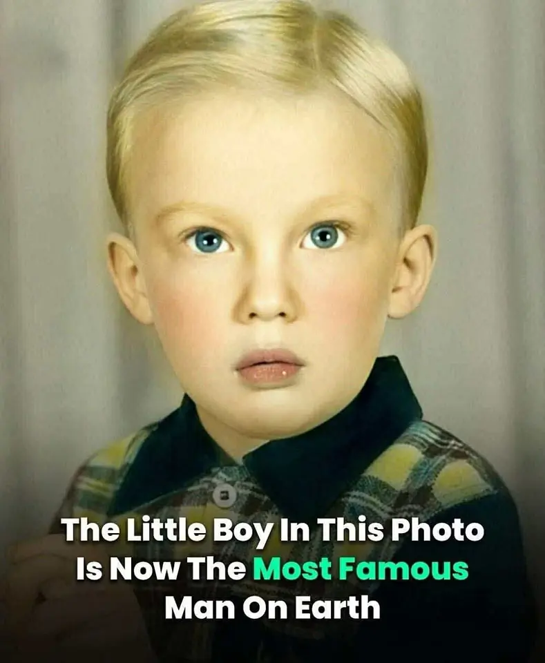 The photograph of a little boy who became one of the most recognizable men today
