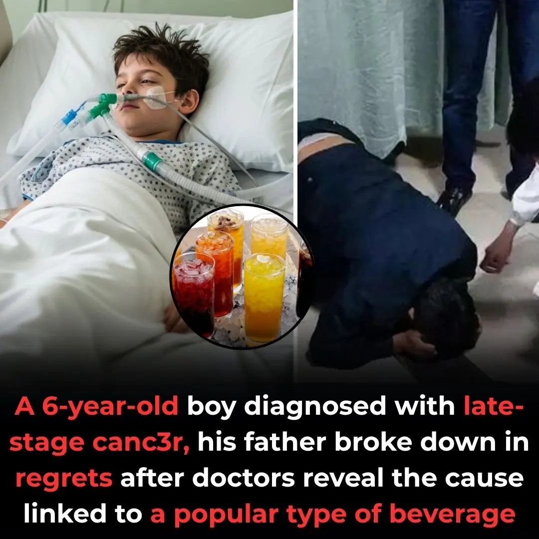 A 6-year-old boy diagnosed with late-stage canc3r, his father regrets after doctors reveal the cause linked to a popular type of beverage
