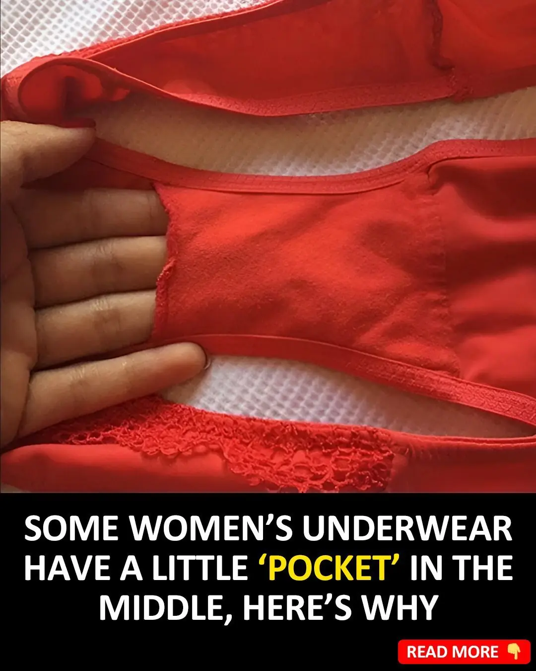 Why Do Some Women’s Underwear Have That Little ‘Pocket’ In The Middle?