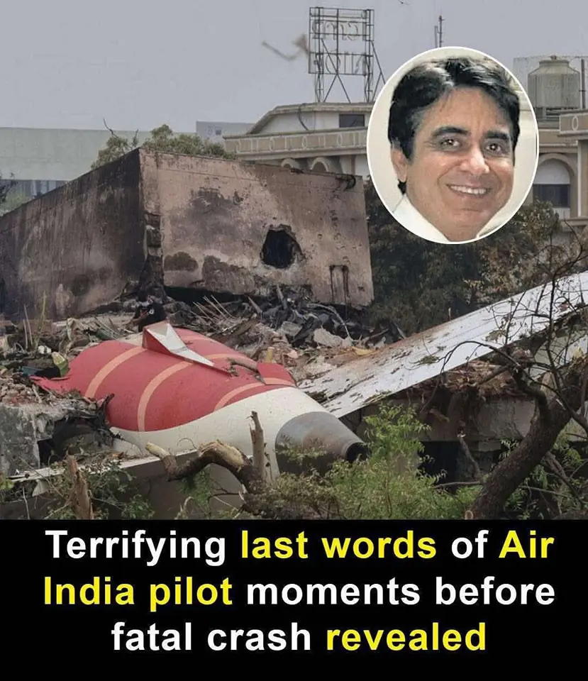 Air India pilot’s terrifying last words have been made public