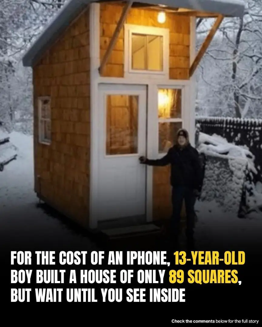 For the Cost of an Iphone He made a House of only 89 Squares, but Wait Until you See Inside