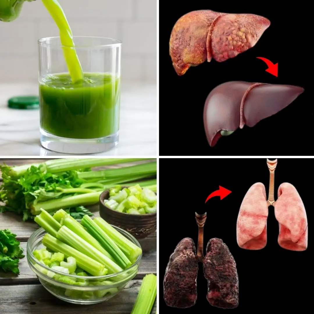 🌿 Cleanse Your Kidneys, Liver & Lungs Naturally – The Celery Detox You Need!