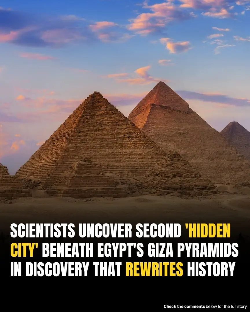 Archaeologists Claim Discovery Of Second ‘Hidden City’ Beneath Giza Pyramids—Sparks Historic Rewrite