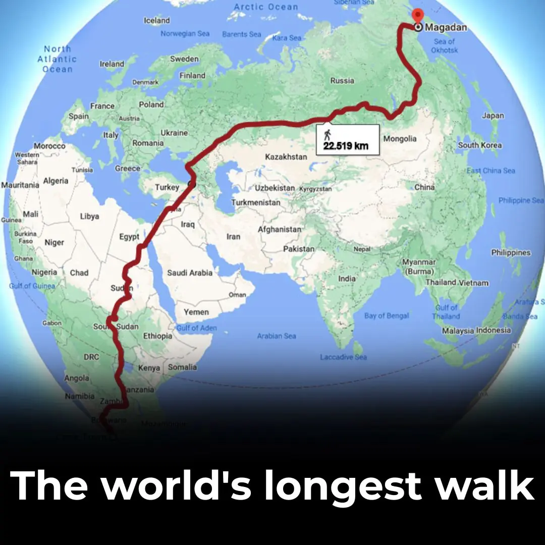 The Longest Walkable Distance On Earth Which No One Is Known To Have Completed