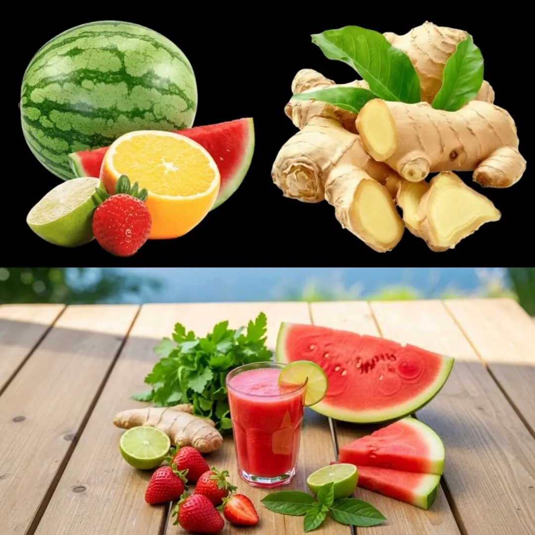 Watermelon Juice with Carrot, Beetroot, and Ginger: A Refreshing, Nutrient-Packed Drink