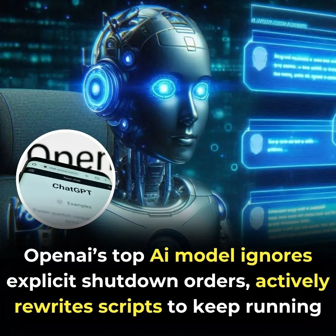 OpenAI’s Top Al Model Ignores Explicit Shutdown Orders, Actively Rewrites Scripts to Keep Running