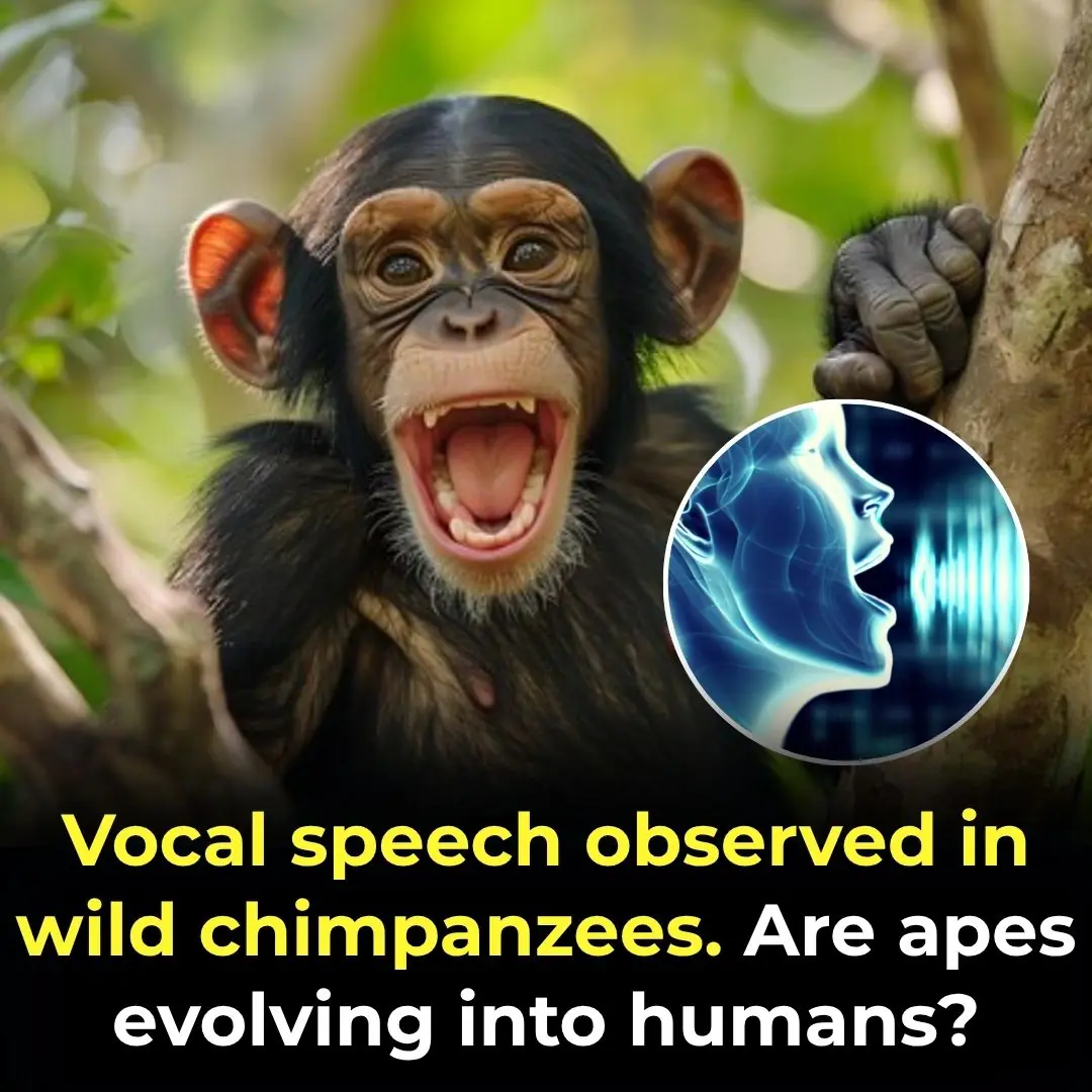 Vocal Speech Observed in Wild Chimpanzees. Are Apes Evolving Into Humans?