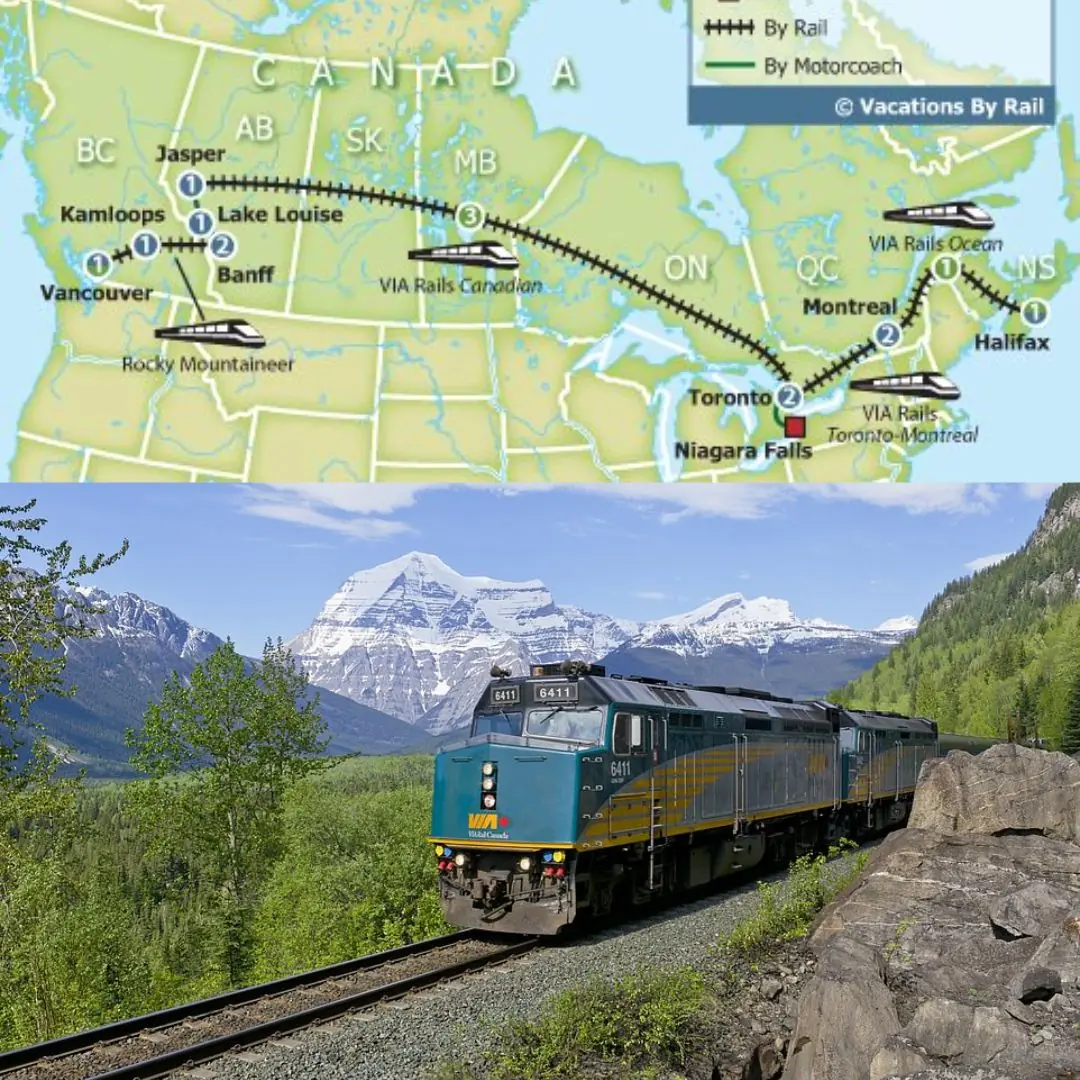 The Trans-Canadian Rail Route: An Iconic Journey Across Canada