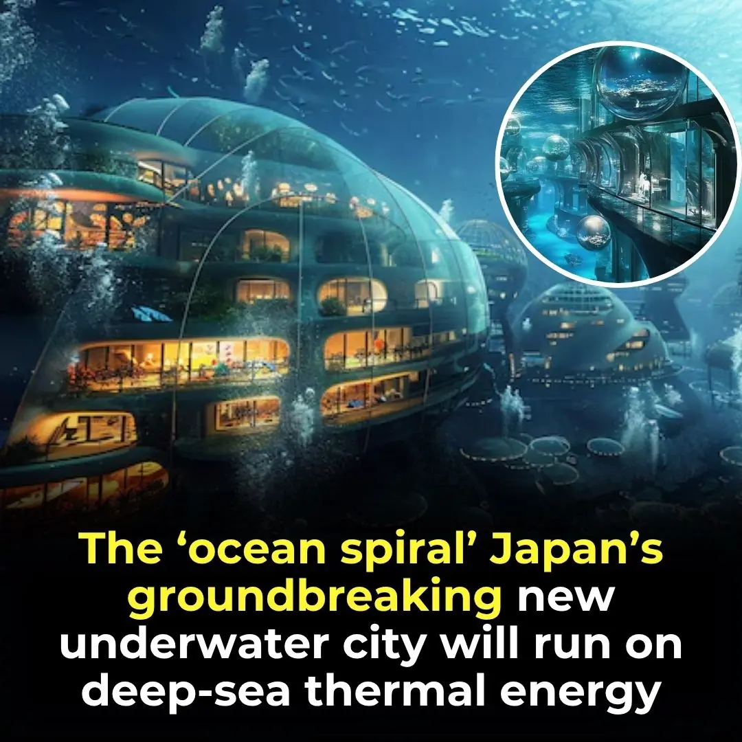 The ‘Ocean Spiral’: Japan’s Groundbreaking New Underwater City Will Run on Deep-Sea Thermal Energy
