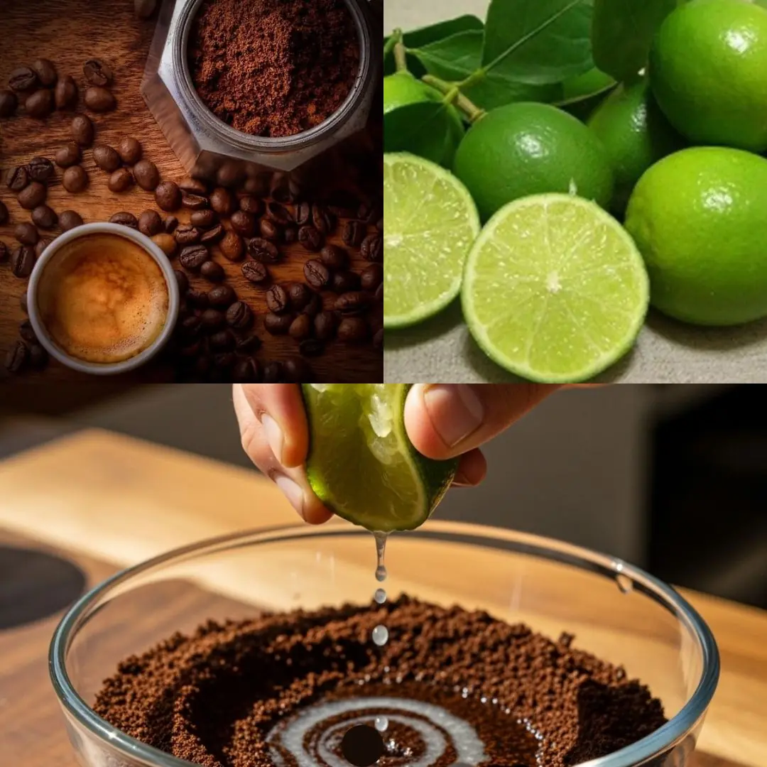 Just mix COFFEE POWDER and LEMON and you don’t need to buy it from the market anymore