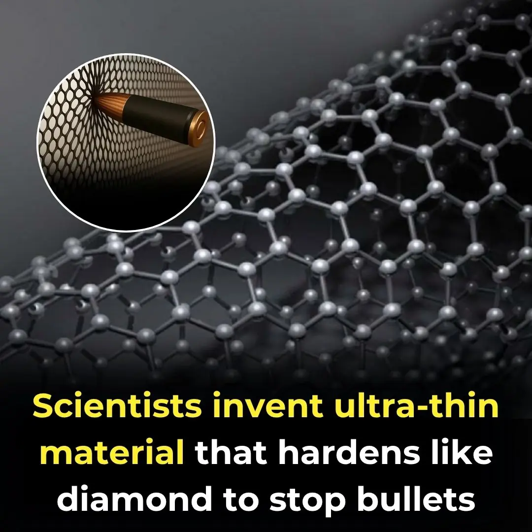 Scientists Invent Ultra-Thin Material That Hardens Like Diamond to Stop Bullets