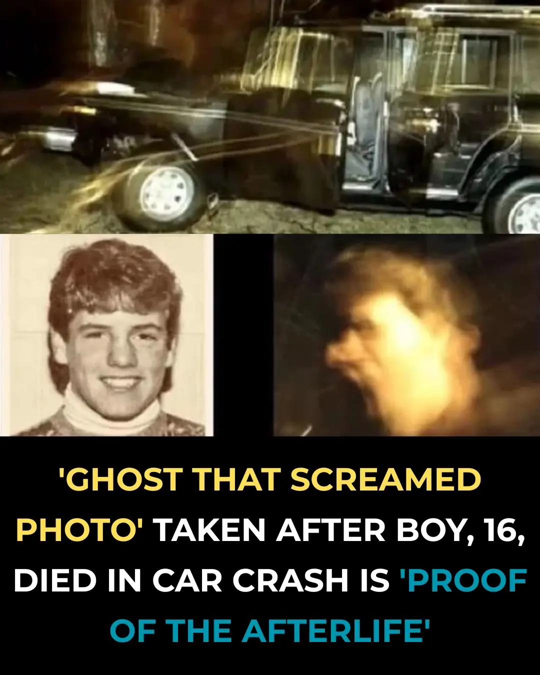 Mysterious Face Appears In Crash Photo—Is This A Ghost Caught On Camera?