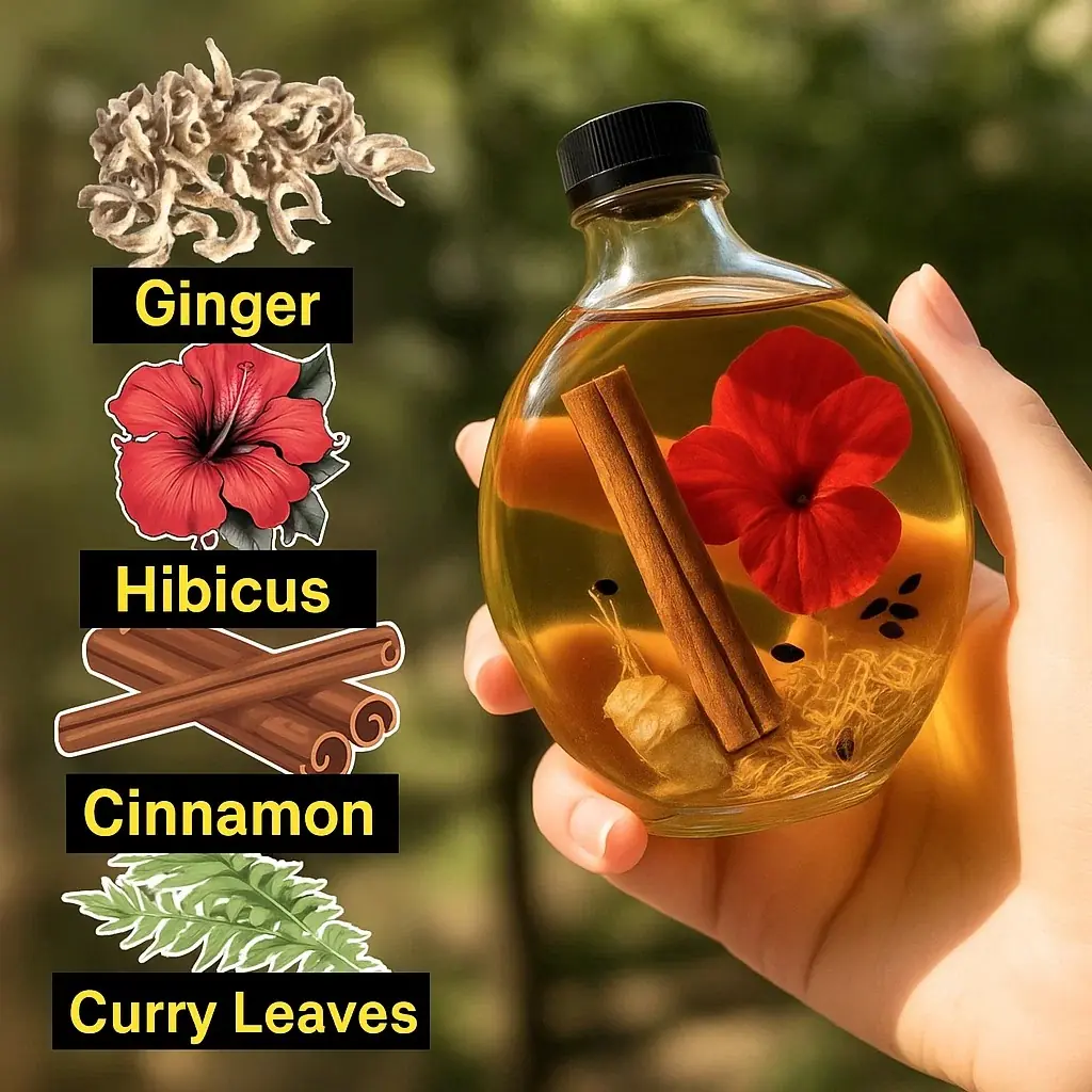 Grandmother’s Secret Hair Growth Recipe: Unlock Extreme Hair Growth Naturally with Herbal Infused Oils